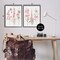 Stupell Industries Soft Fresh Pastel Sprigs 2pc Framed Giclee Set Design by Sally Swatland